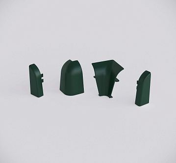 Заглушки для плинтуса TwinC Green     