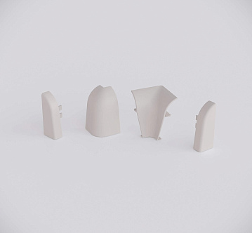 Заглушки для плинтуса TwinC Ivory     