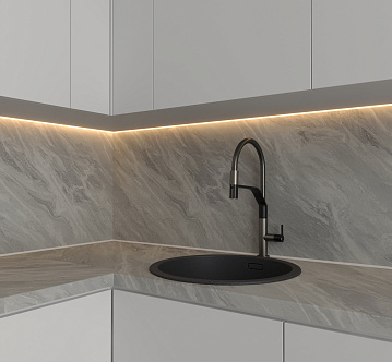 2341/Pt Nuvolato Marble столешница kapso